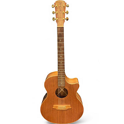 Used Cole Clark AN2ECRDBL Natural Acoustic Guitar