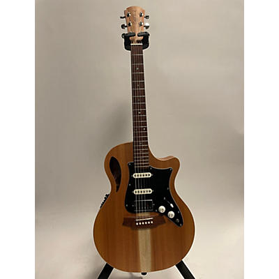 Cole Clark Used Cole Clark TL2EC-BLBL-HH True Hybrid Thinline Grand Auditorium Acoustic Electric Guitar