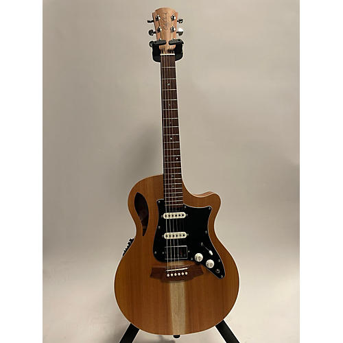 Cole Clark Used Cole Clark TL2EC-BLBL-HH True Hybrid Thinline Grand Auditorium Acoustic Electric Guitar Natural