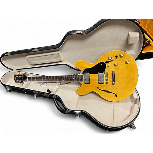 Used Collings I35 LC V Natural Hollow Body Electric Guitar Natural