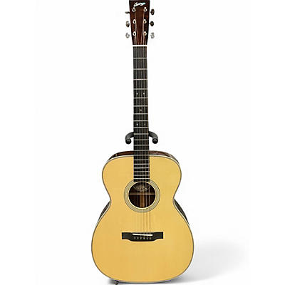 Used Collings OM2H Left Handed Natural Acoustic Guitar