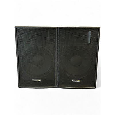 Used Community Sound TD2215 Pair Unpowered Speaker
