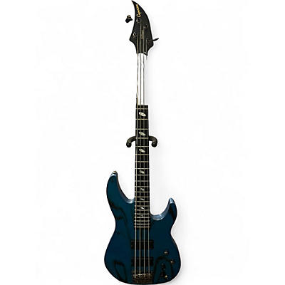 Used Comparison DELLINGER BLUE Electric Bass Guitar