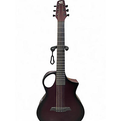 Used Composite Acoustics Cargo Maroon Acoustic Electric Guitar