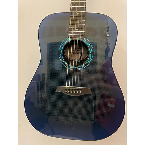 Composite Acoustics Used Composite Acoustics Legacy Performer Blue Burst Acoustic Electric Guitar Blue Burst