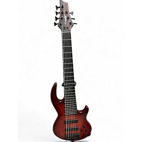 Used Conklin Guitars GT-7 7-String Crimson Red Trans Electric Bass Guitar Crimson Red Trans