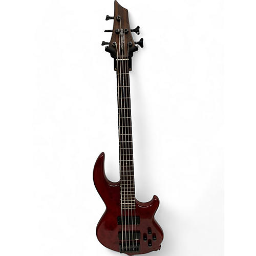 Conklin Guitars Used Conklin Guitars GT5 GROOVE TOOLS Trans Red Electric Bass Guitar Trans Red