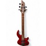 Used Conklin Guitars GT5 GROOVE TOOLS Trans Red Electric Bass Guitar Trans Red