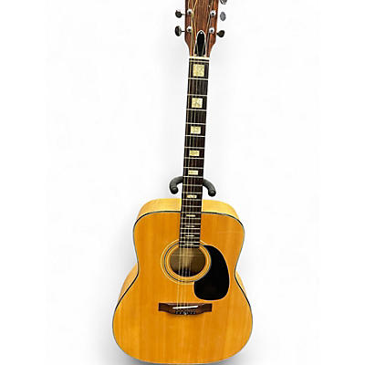 Used Conn F200 Natural Acoustic Guitar