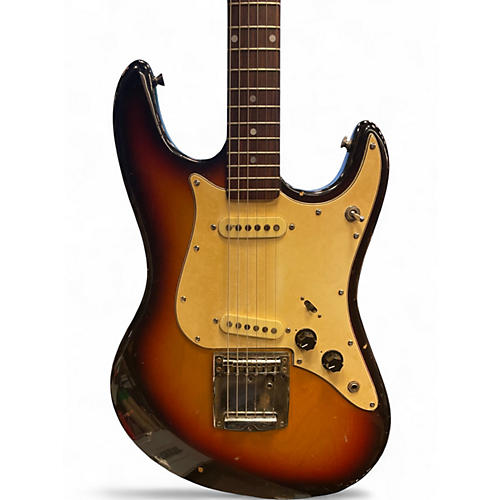 Used Conrad 1802T 3 Tone Sunburst Solid Body Electric Guitar 3 Tone Sunburst