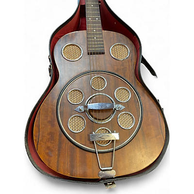 Used Conrad Lap Guitar Natural Acoustic Guitar