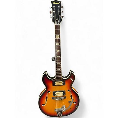 Used Conrad Semi-Hollow 2 Color Sunburst Hollow Body Electric Guitar