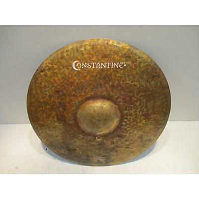 Used Constantine 21in Natural Raw Medium Thin Ride Cymbal