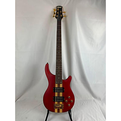 Used Copley 59-NT Translucent Red Electric Bass Guitar