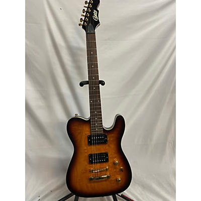 Copley Used Copley T Style 2 Tone Sunburst Solid Body Electric Guitar