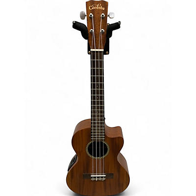 Used Cordoba 20TMCE Tenor Natural Ukulele