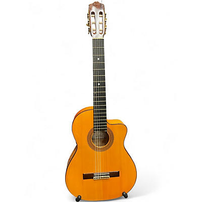 Used Cordoba 45FCE Flamenco Natural Classical Acoustic Electric Guitar