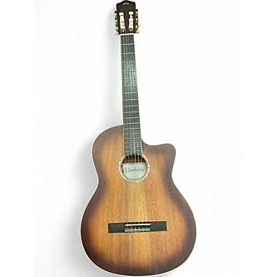 Used Cordoba C4CE Tobacco Burst Classical Acoustic Electric Guitar