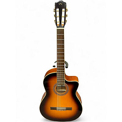 Used Cordoba C5-CE Sunburst Classical Acoustic Electric Guitar