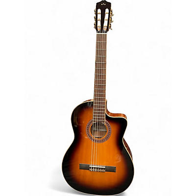 Used Cordoba C5CE 2 Color Sunburst Classical Acoustic Electric Guitar