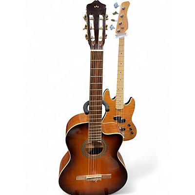 Used Cordoba C5CE 2 Tone Sunburst Classical Acoustic Electric Guitar