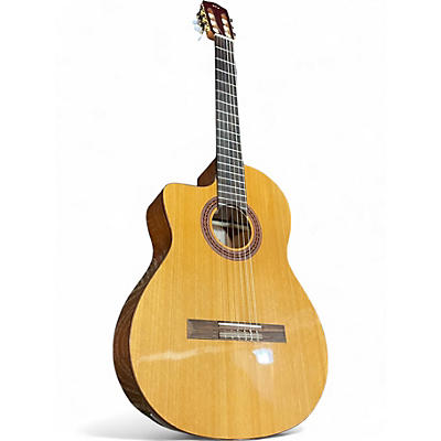 Used Cordoba C5CE Left Handed Natural Nylon String Acoustic Guitar