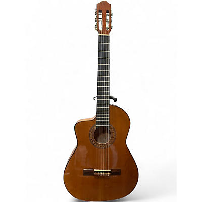 Used Cordoba C5CE Left Handed Natural Nylon String Acoustic Guitar
