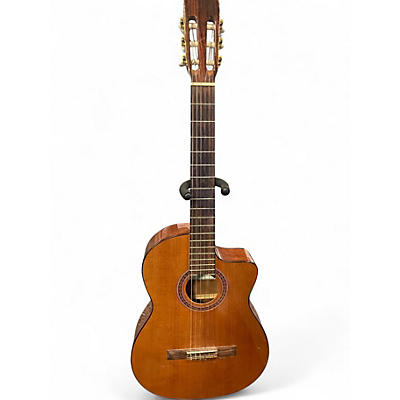 Used Cordoba C5CE natural cedar Classical Acoustic Electric Guitar