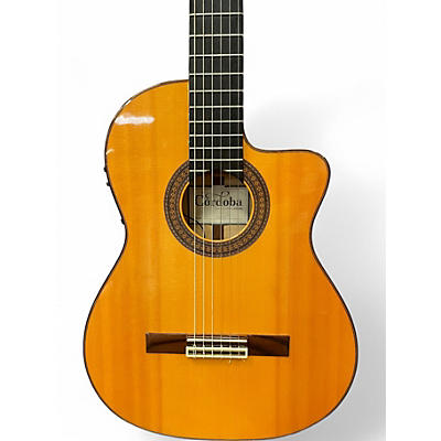 Used Cordoba F55CE Natural Flamenco Guitar