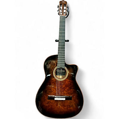 Used Cordoba Fusion 12 Brown Sugar Burst Classical Acoustic Electric Guitar