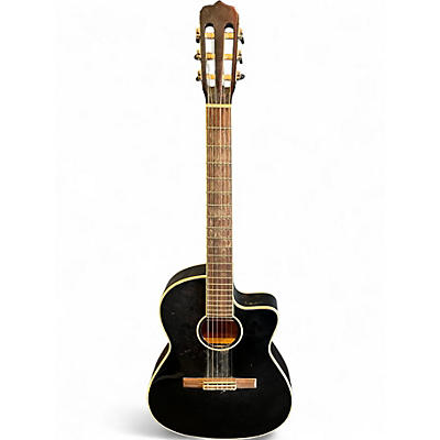 Used Cordoba Fusion 14 Jet Black Classical Acoustic Guitar