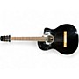 Used Cordoba Fusion 5 Jet Black and White Classical Acoustic Guitar Black and White