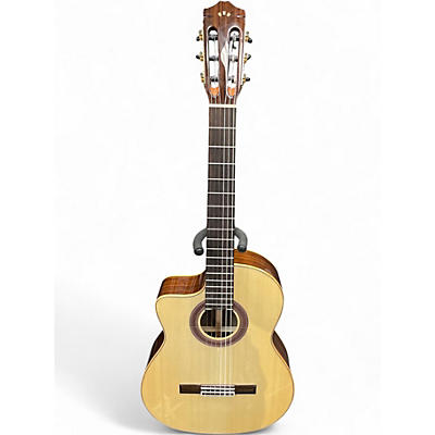 Used Cordoba GK Studio Negra Left Handed Natural Nylon String Acoustic Guitar