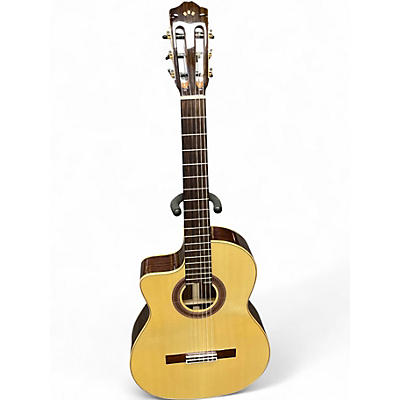 Used Cordoba GK Studio Negra Left Handed Natural Nylon String Acoustic Guitar
