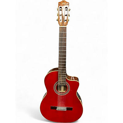 Used Cordoba GK Studio Negra Wine Red Classical Acoustic Guitar