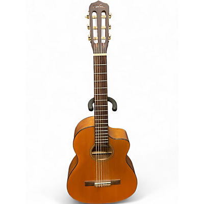 Used Cordoba La Playa Traveler Half-Size Nylon String Natural Classical Acoustic Electric Guitar
