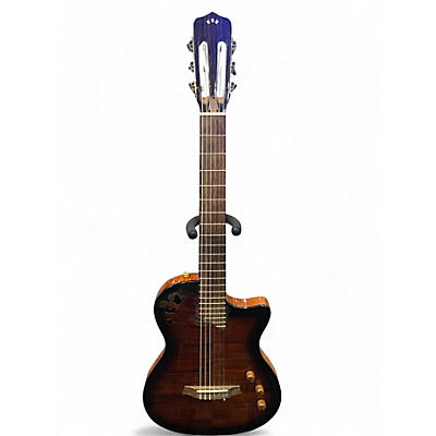 Used Cordoba STAGE Brown Classical Acoustic Electric Guitar