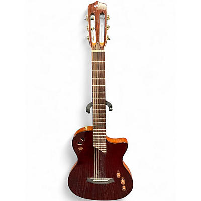 Used Cordoba STAGE Burgundy Acoustic Electric Guitar