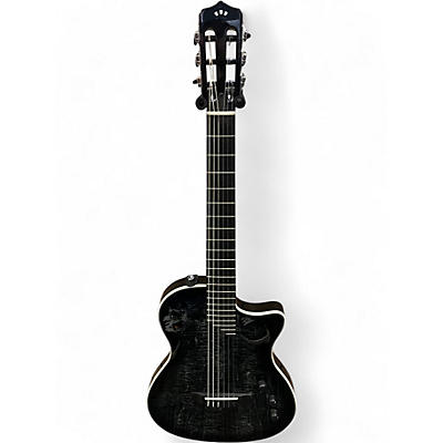 Used Cordoba STAGE NYLON QUILTED BLACK Classical Acoustic Electric Guitar