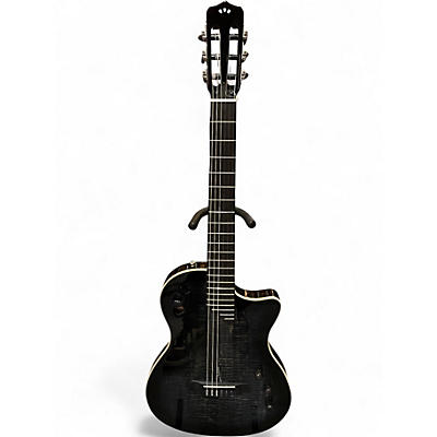 Used Cordoba Stage Black flame Classical Acoustic Guitar