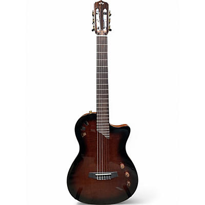 Used Cordoba Stage Brown Sunburst Classical Acoustic Electric Guitar