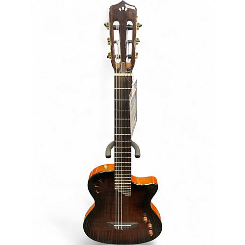 Used Cordoba Stage Brown Sunburst Classical Acoustic Electric Guitar Brown Sunburst