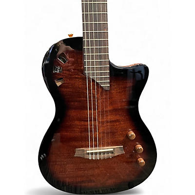 Used Cordoba Stage  Brown Sunburst Classical Acoustic Electric Guitar