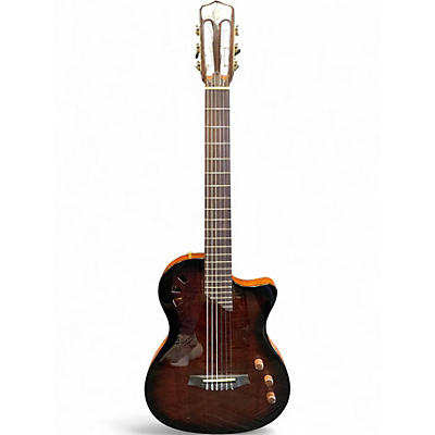 Used Cordoba Stage Edge Burst Classical Acoustic Guitar