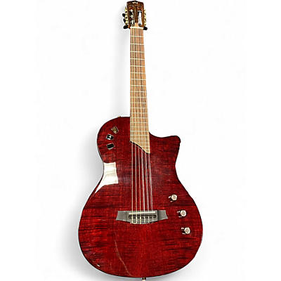 Used Cordoba Stage Garnet Classical Acoustic Electric Guitar