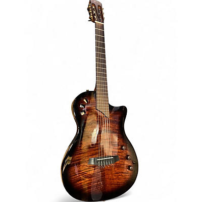 Used Cordoba stage Sunburst Classical Acoustic Electric Guitar