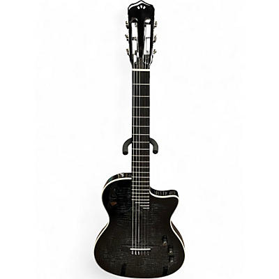 Used Cordoba stage nylon Trans Black burst Classical Acoustic Electric Guitar