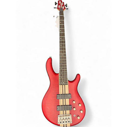 Used Cort A4 PLUS RED Electric Bass Guitar RED
