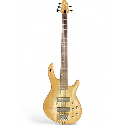 Used Cort A5 PLUS Natural Electric Bass Guitar