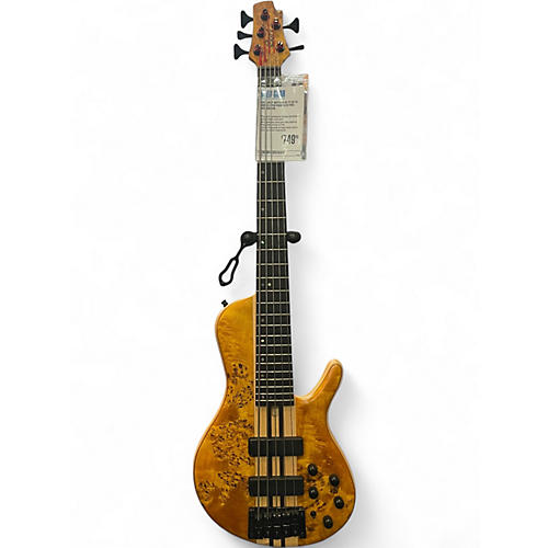 Used Cort ARTISAN A5 PLUS SC AMBER OPEN PORE Electric Bass Guitar AMBER OPEN PORE